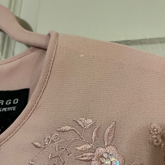 Virgo Blush Pink Women's Petite Dress Bintage 18Petite - Picture 5 of 7